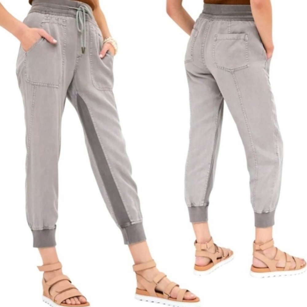 Anthropologie Gray Cotton Nomad Joggers, Size S